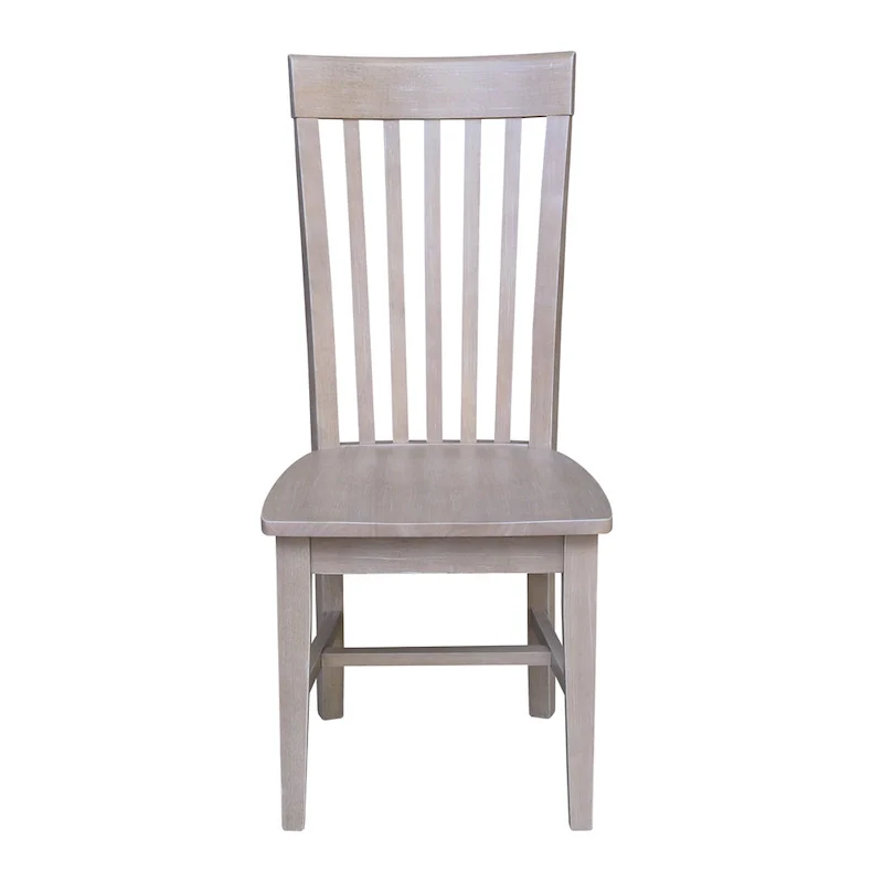 Solid Wood Tall Mission Dining Chairs, Set of 2
