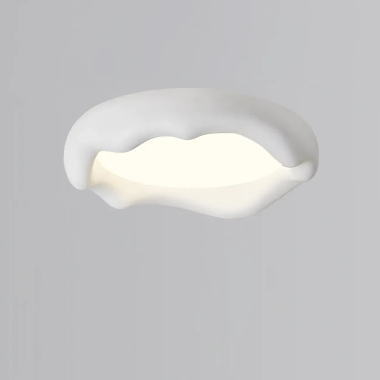 Acrylic Artistic Melting Cream Design Flush Ceiling Light