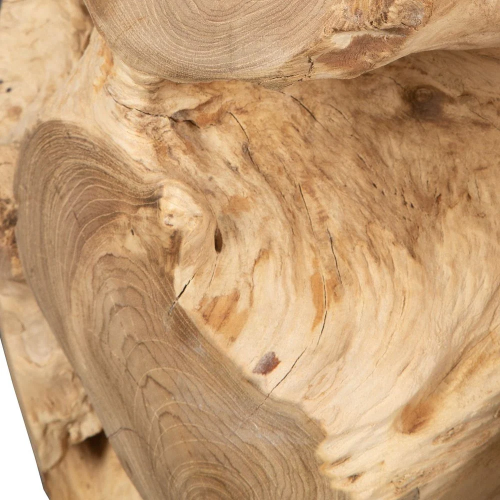 Sola Side Table, Bleached