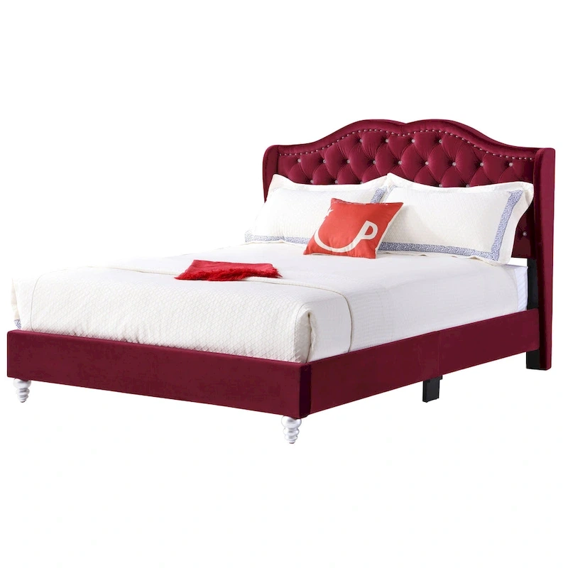 Joy Jewel Tufted Upholstered Bed