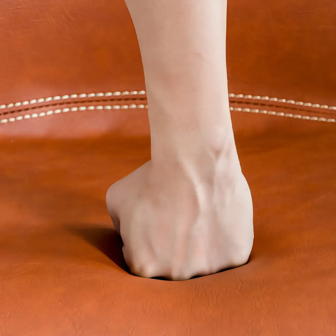 Saddle Leather Counter Height Low Back Swivel Bar Stools