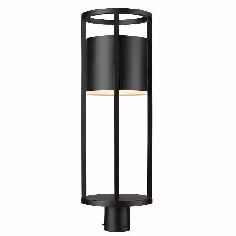 Z-Lite Luca 1 - Light Post Light in Black