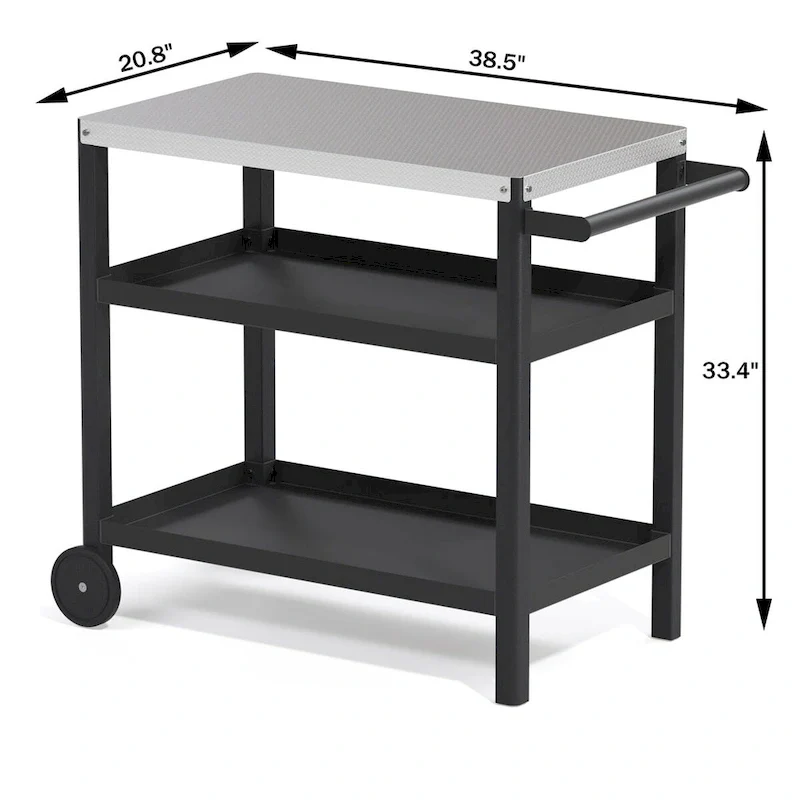 Patio Grill carts Moveable kitchen island