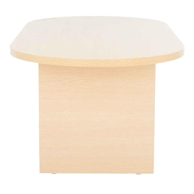 SAFAVIEH Gulzada Modern Oval Coffee Table - 47 In. W x 24 In. D x 18 In. H - 47Wx24Dx18H