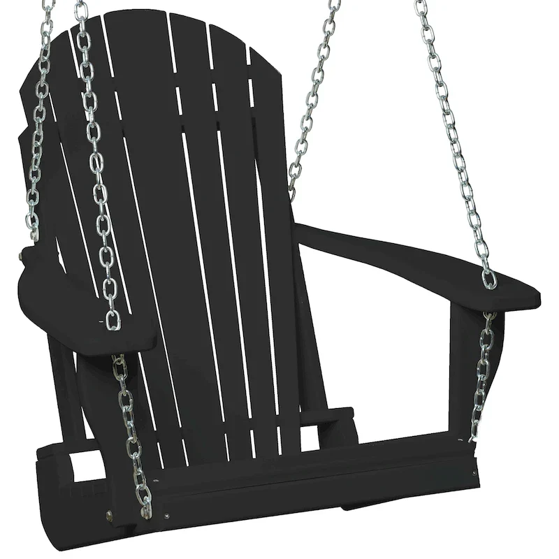 Poly Lumber Adirondack Swing Chair with Chains