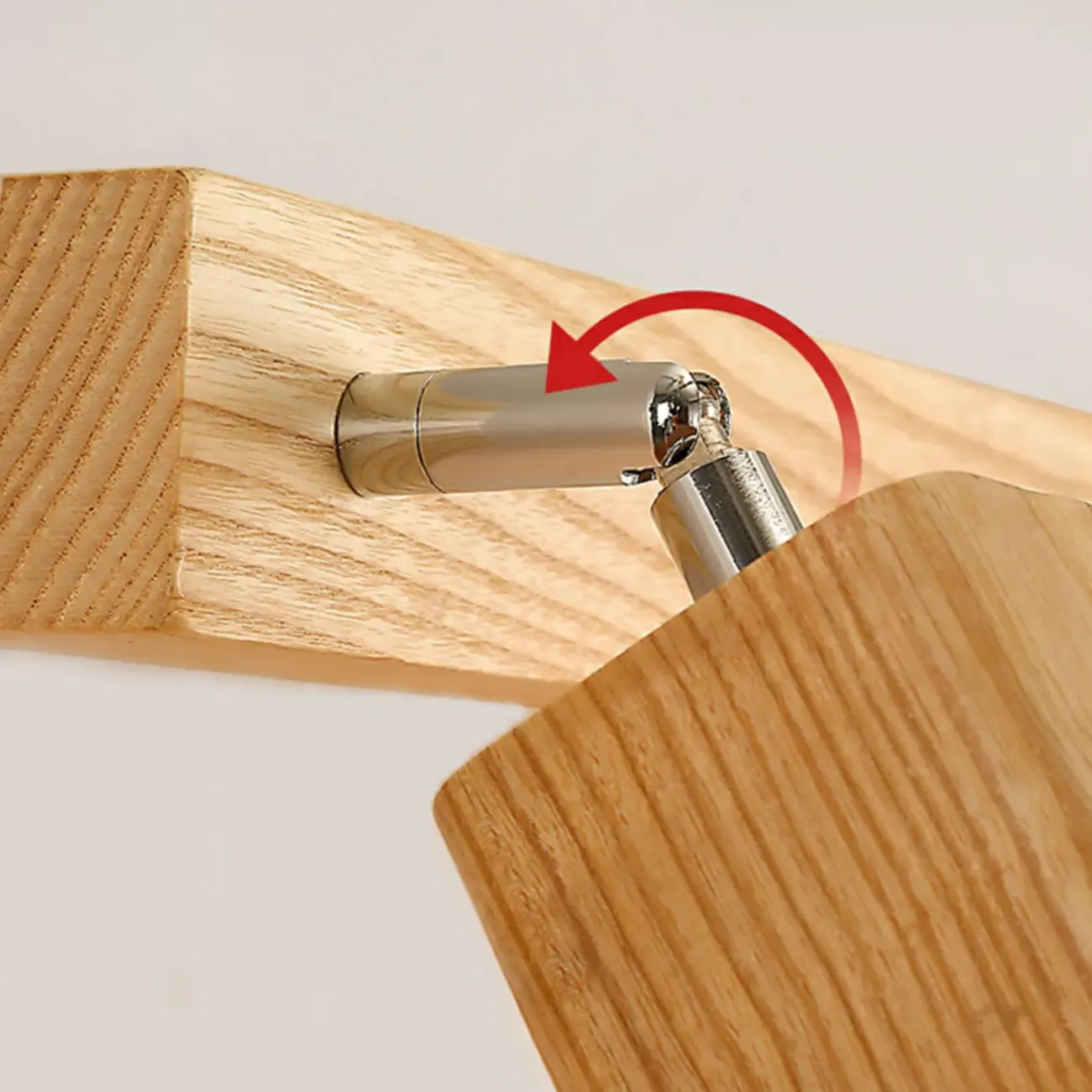 3-Light Modern Wooden Linear LED Vanity Lights