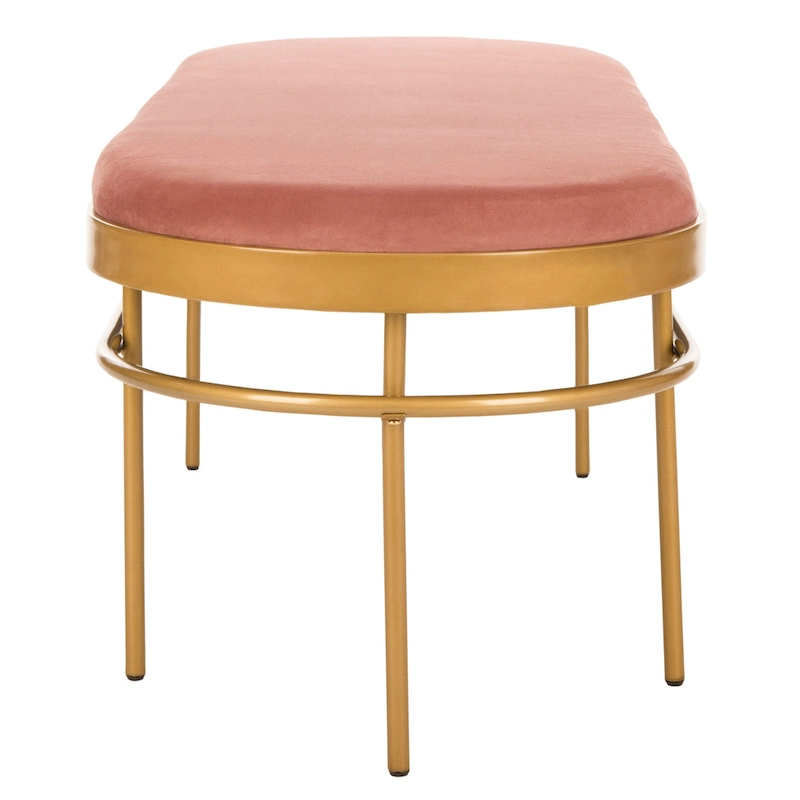 SAFAVIEH Omie Oval Bench - 63  x 22  x 20  - 63Wx22Dx20H