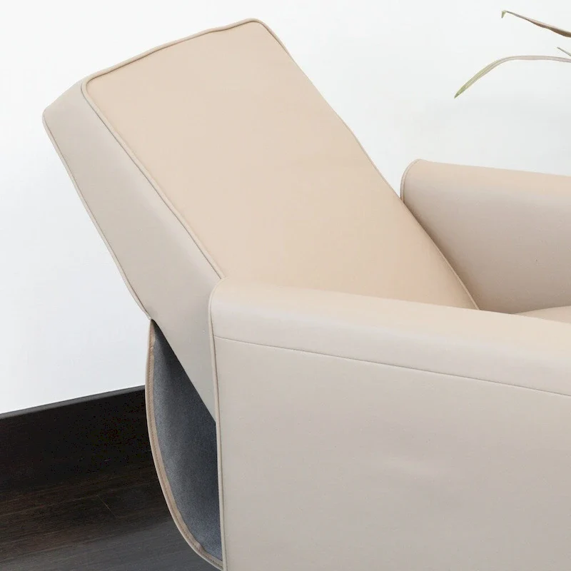 Darvis Black Bonded Leather Recliner Club Chair by Christopher Knight Home