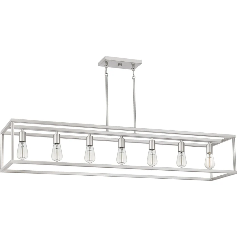 New Harbor 7-Light Linear Island Chandelier