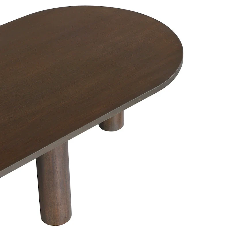 Oval Mango Wood Coffee Table