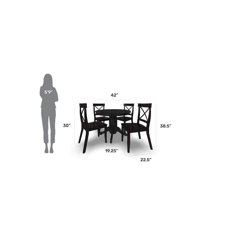 Blair 5-Piece Dining Set by Homestyles