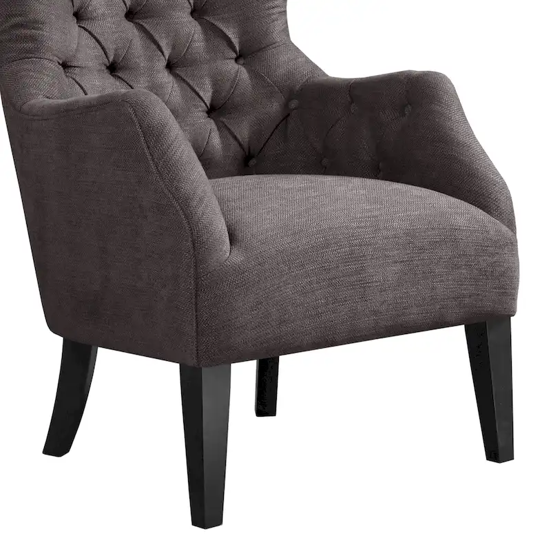 Madison Park Isa Button Tufted Wing Back Chair