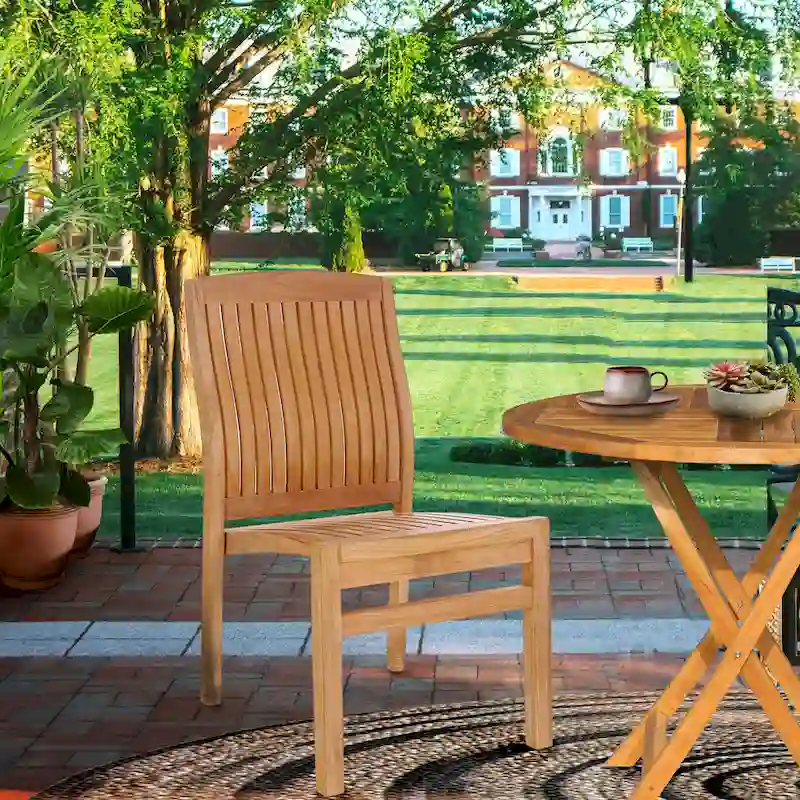 Chic Teak Belize Teak Wood Indoor/ Outdoor Dining Side Chair