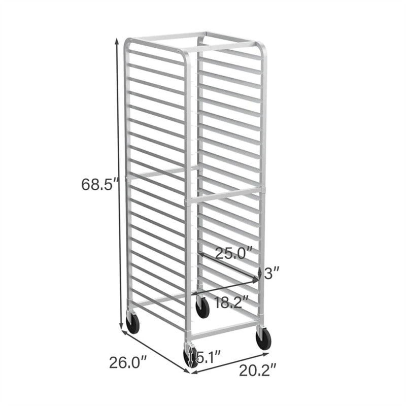 10-Tier / 20-Tier Bakery Rack Stainless Steel Bun Pan Sheet Rack