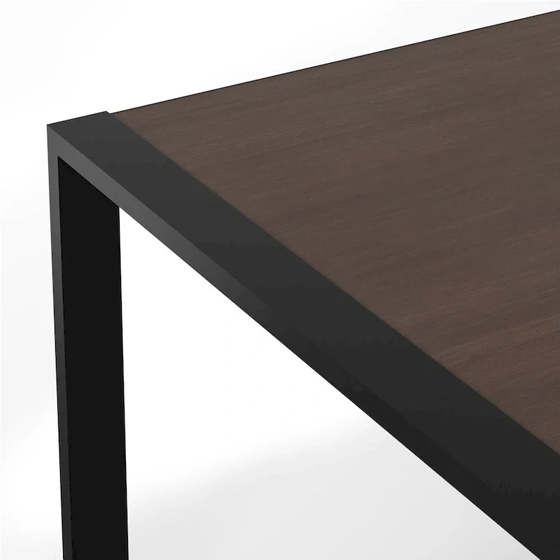 66 x 40 Inch Rectangle Modern Industrial Dining Table