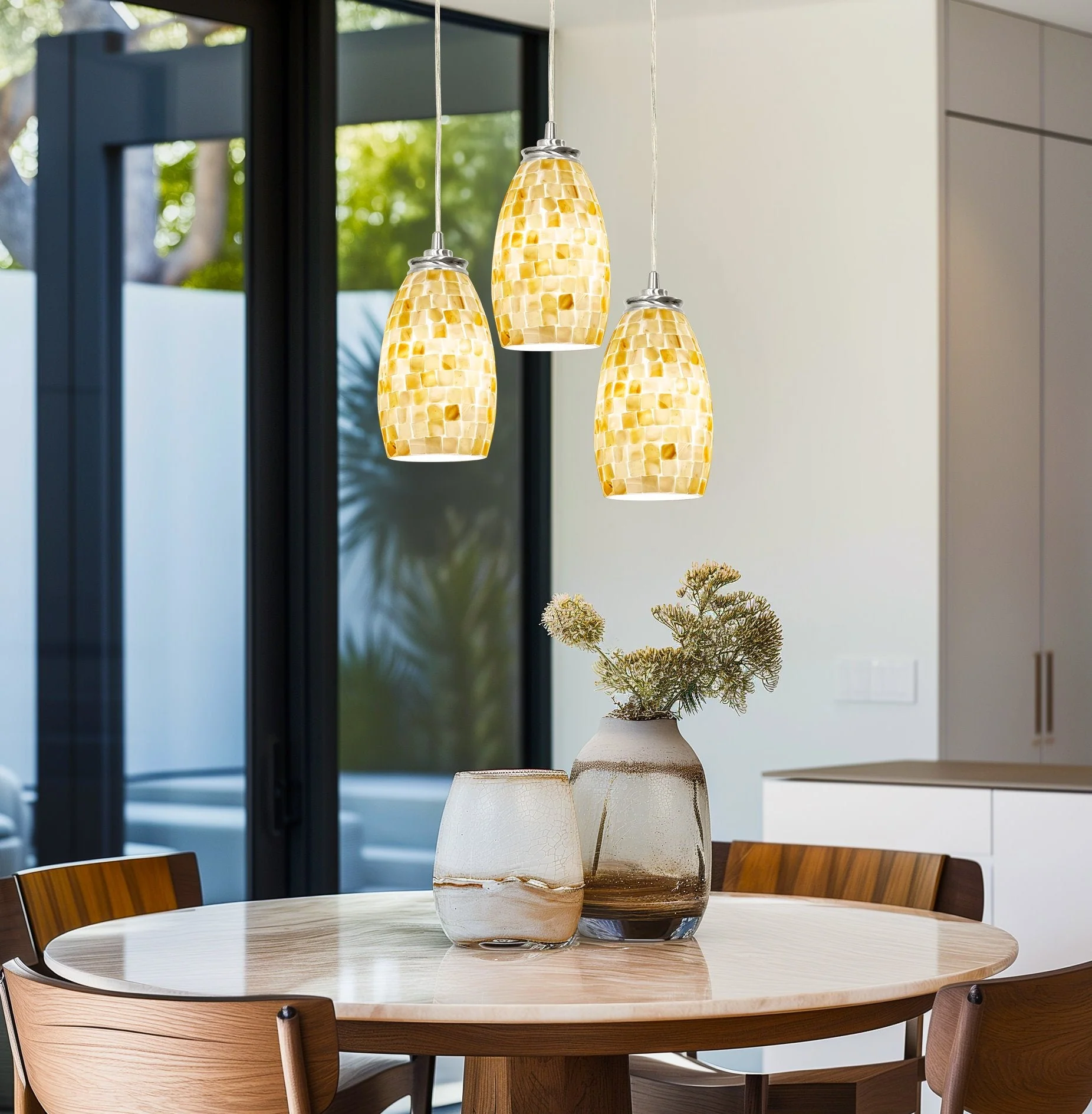 Coast 9 Modern Oval Mini Pendant Light