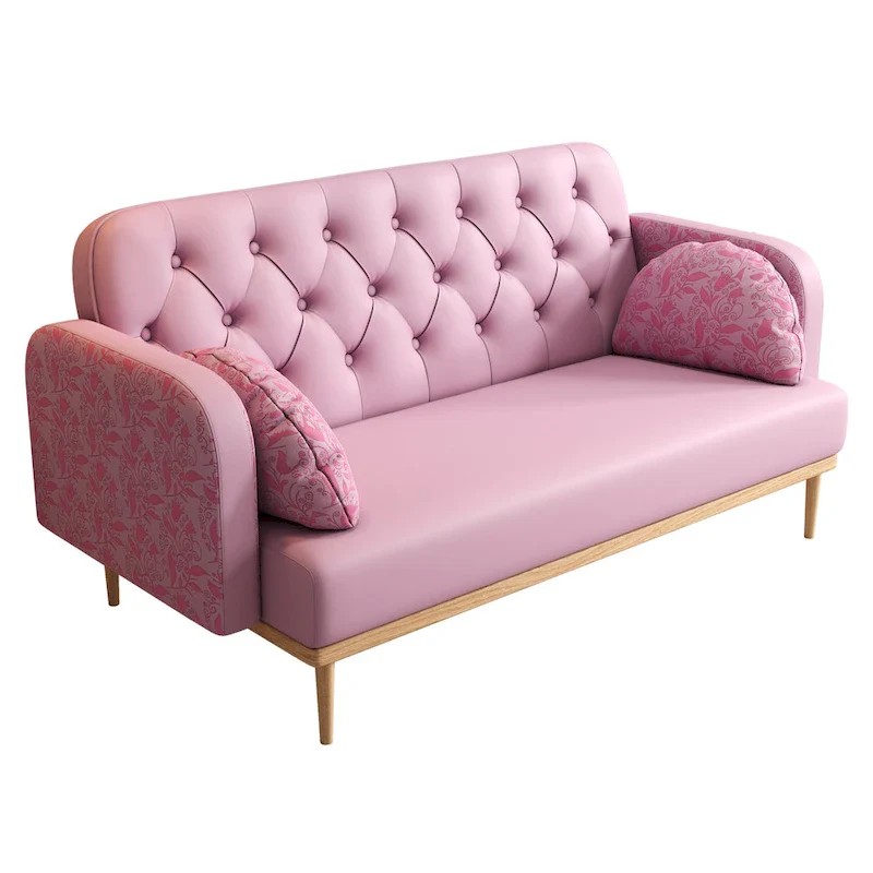Loveseat sofa with tulip pattern