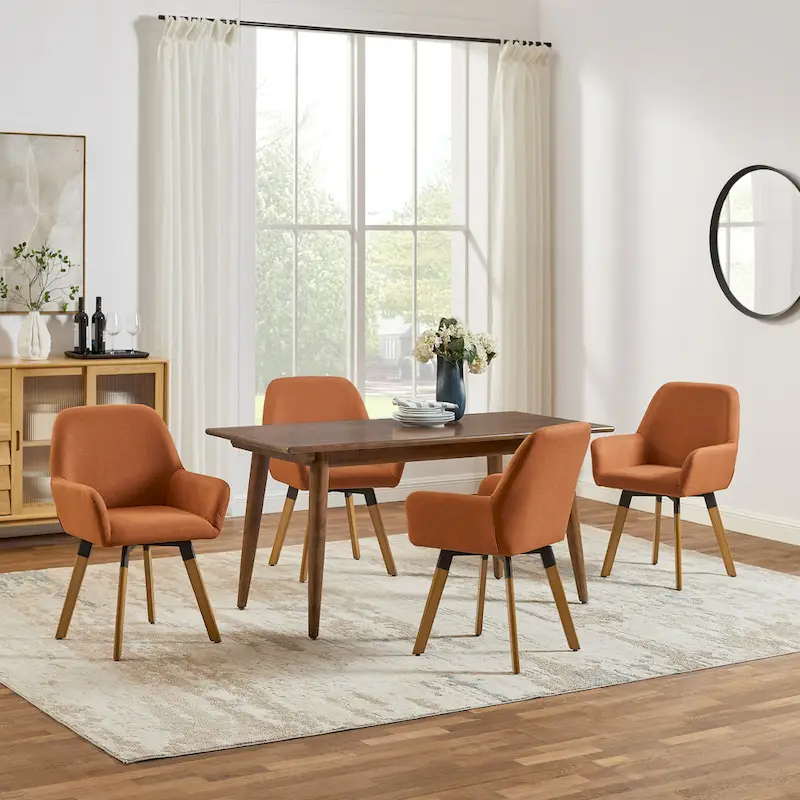 Art Leon Swivel Accent Dining Chairs (Set of 2)