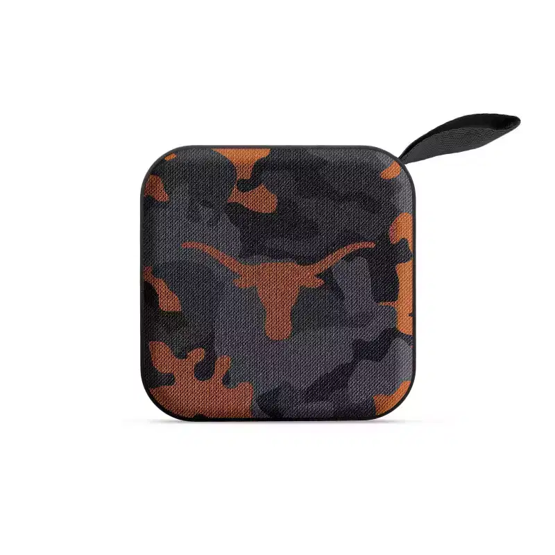 NCAA Texas Longhorns Bluetooth Portable Speaker with FM Radio: USB & MicroSD Connectivity