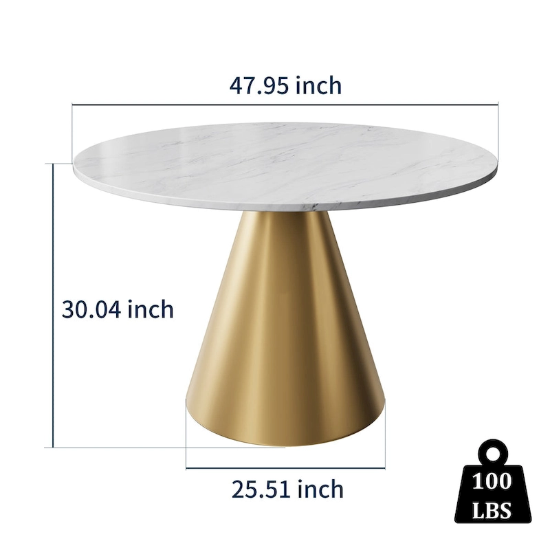 Round Dining table 48 inches