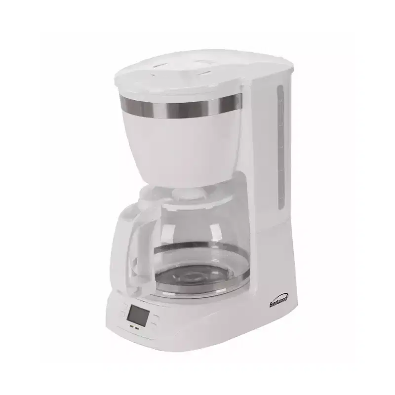 Brentwood 10 Cup Digital Coffe Maker in White