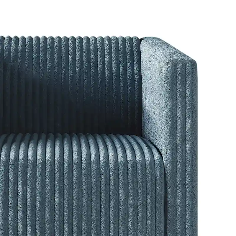 CraftPorch Corduroy Modern and Glamorous Velvet Upholstered Sofa