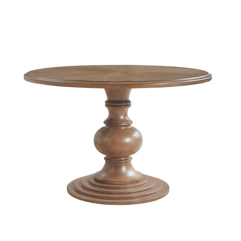 Madison Park Hemlock 46 Round Pedestal Dining Table Dining Table