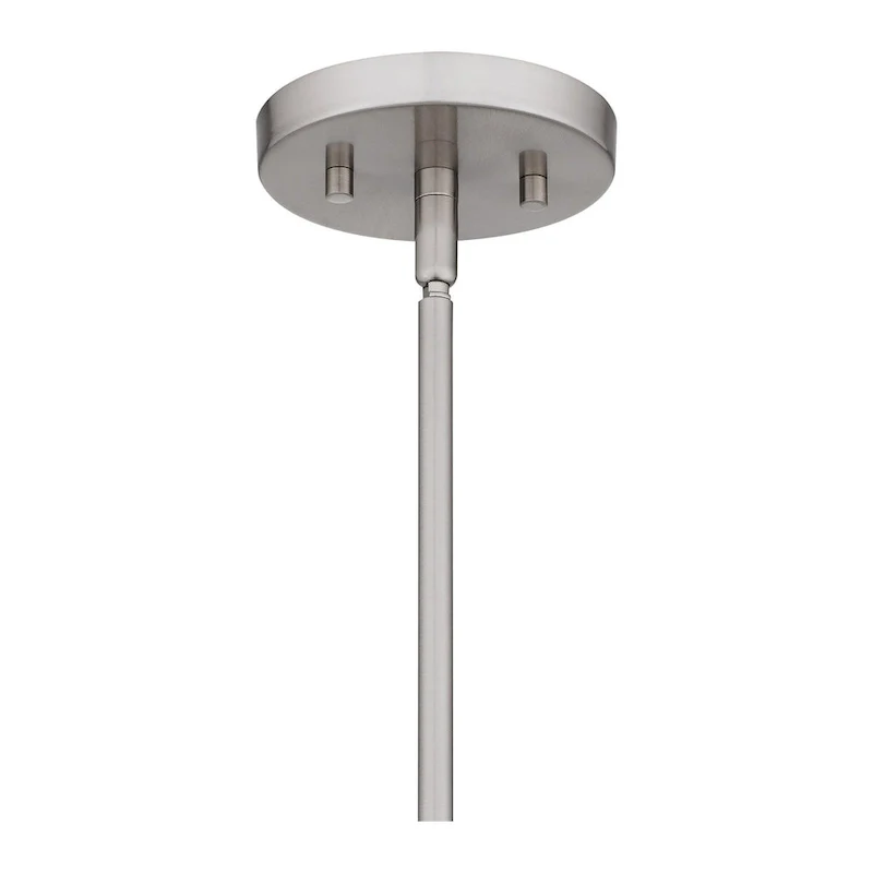 Hazel 1-Light Brushed Nickel Mini Pendant