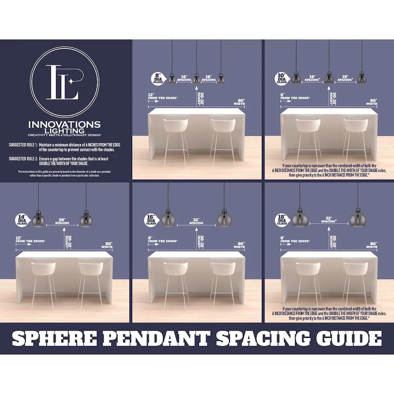 Innovations Lighting 410-1PM-11-10 Newton Sphere Pendant Newton Sphere