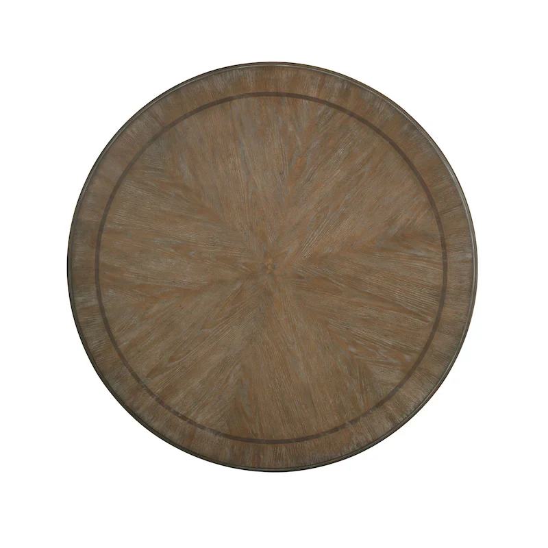 The Gray Barn Caelum Farmhouse Antique White 60-inch Wood Round Dining Table