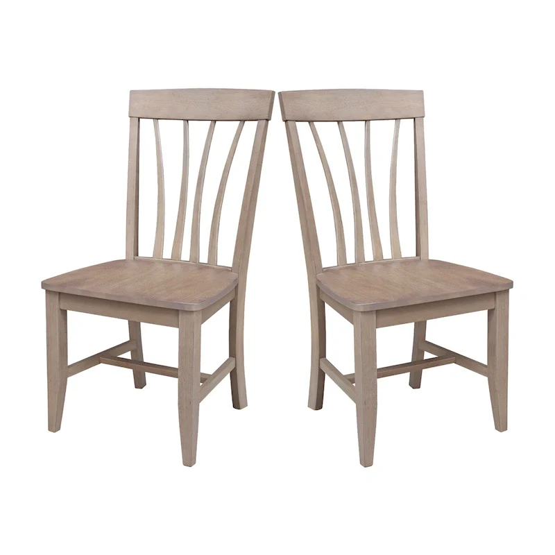 Soma Solid Wood Fanback Chairs Set of 2