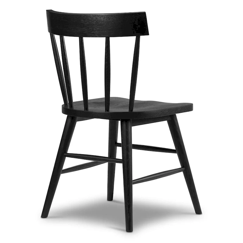 Hava Dining Chair - Solid Oak Wood with Spindle-Back