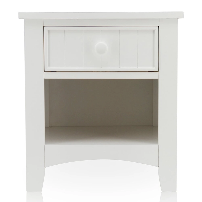 Ettrick Transitional Espresso Wood 1-Drawer Night Stand by Copper Grove