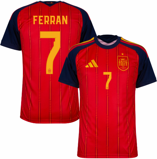 Spain Home Ferran 7 Jersey 2026-2027