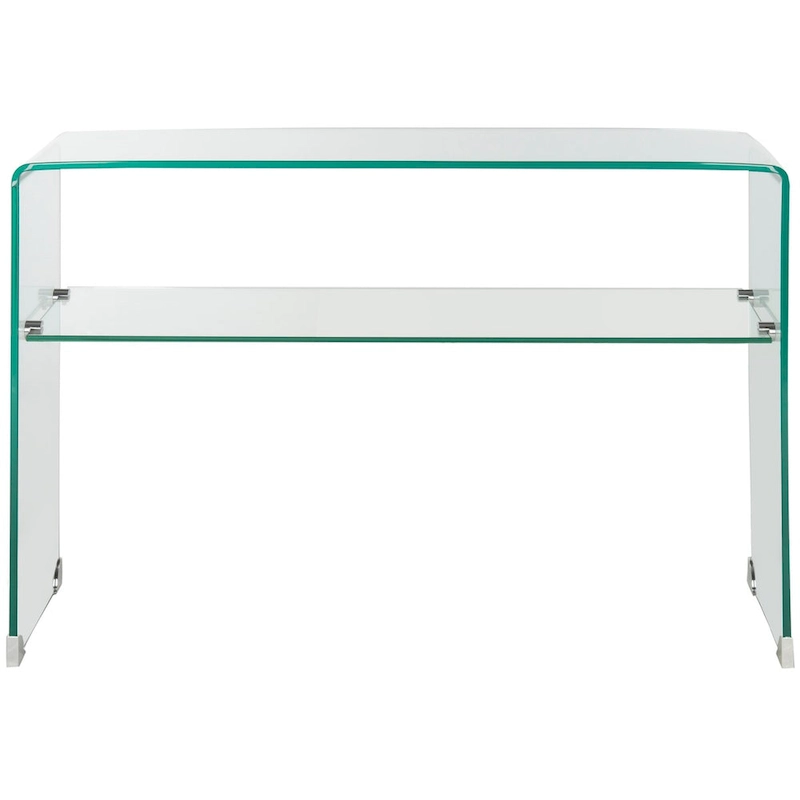 SAFAVIEH Hawa Clear Console Table - 43.3 x 13.8 x 29.5 - 43Wx14Dx30H