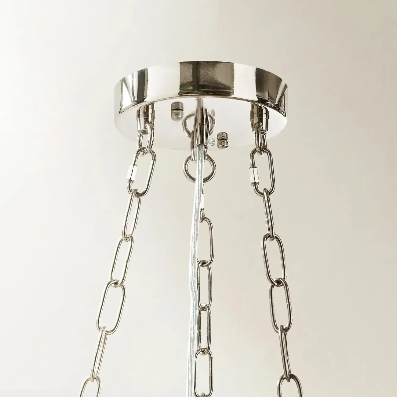 Luxury Elegant Clear Glass Beaded Chandelier