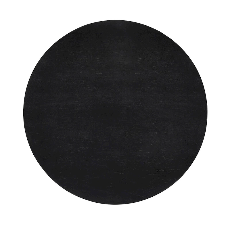 Modern Solid Wood Round Coffee Table