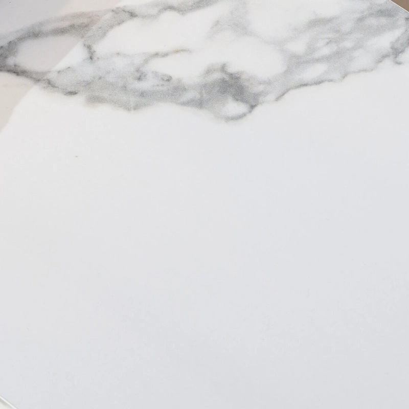 2 Tier Faux Marbling Console Table, Living Room Sofa Table, Modern Narrow Entryway Table, Hallway Entrance Table