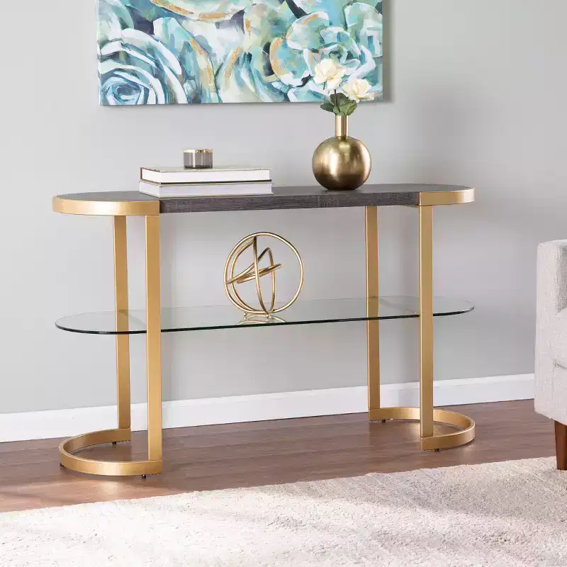Otsento Console Table - Black - SEI