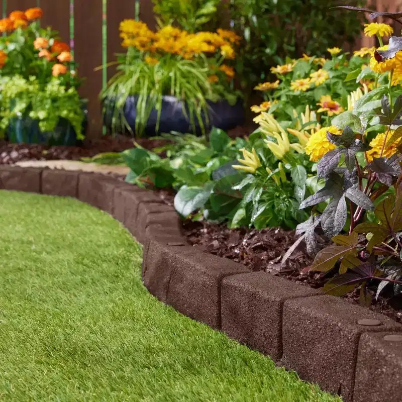 Cobblestone SmartLoc Rubber Landscape Edging