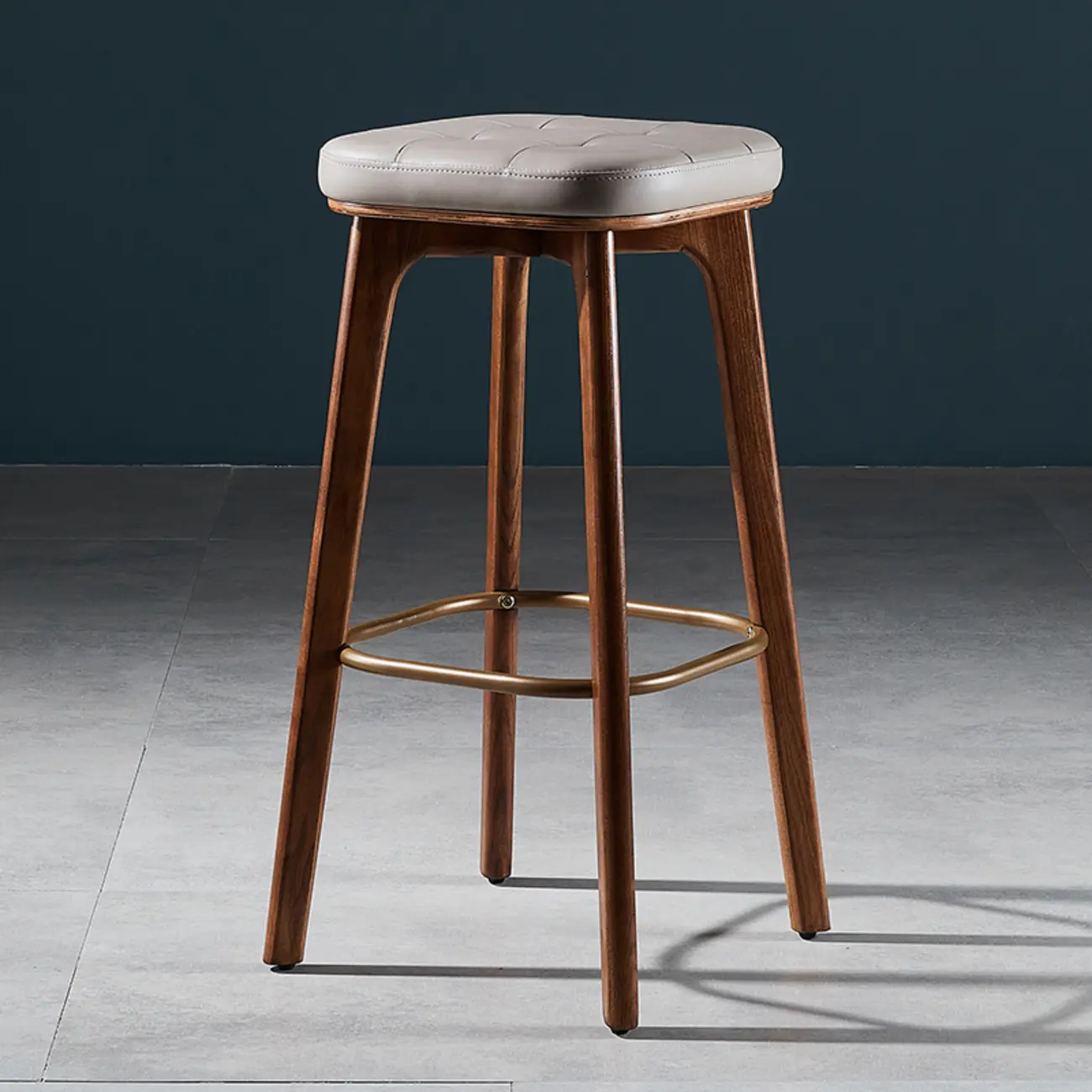 30 Inch Modern Leather Backless Bar Stools