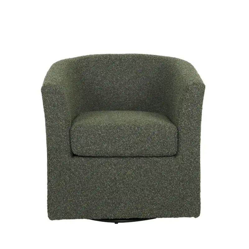 Daymian Swivel Club Chair by Christopher Knight Home - 29.00  D x 30.20  W x 30.50  H