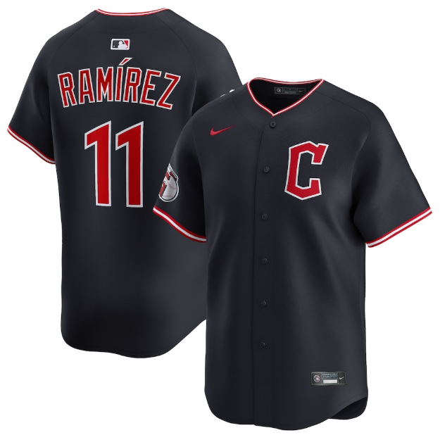 Cleveland Guardians José Ramírez Navy Alternate Limited Player Jersey