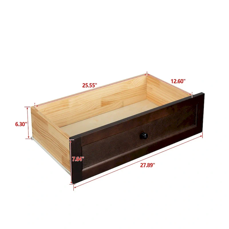 Wooden Buffet Cabinet with Drawers – 47