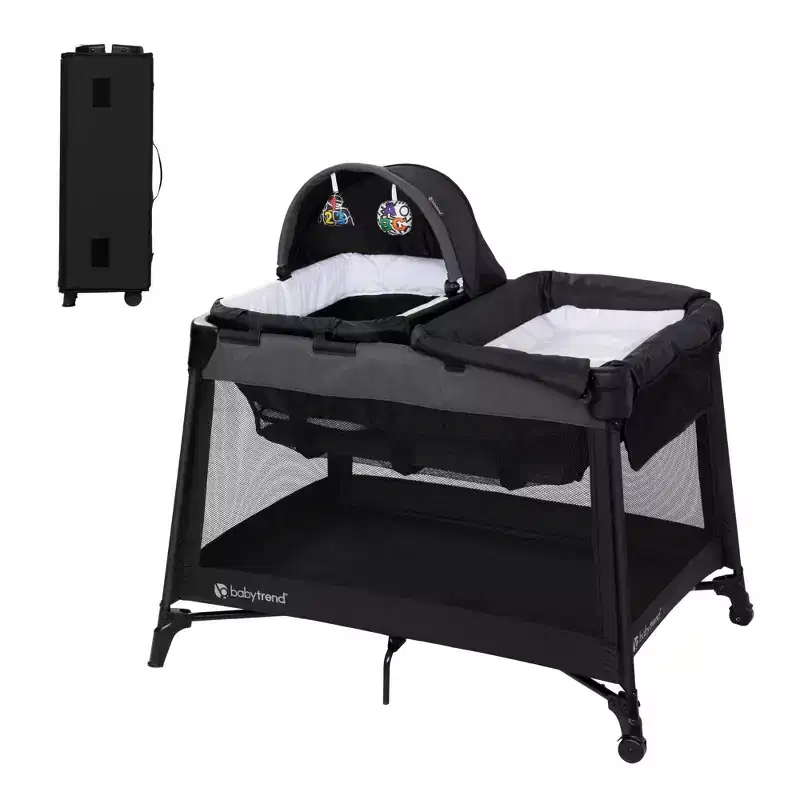 Baby Trend Willow Nursery Center Travel Playard - Cosmic Black