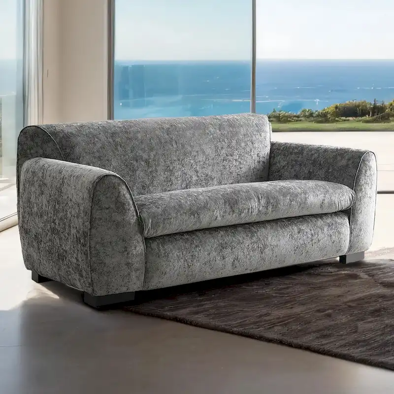 Modern Bench-Style Two-Seater Sofa