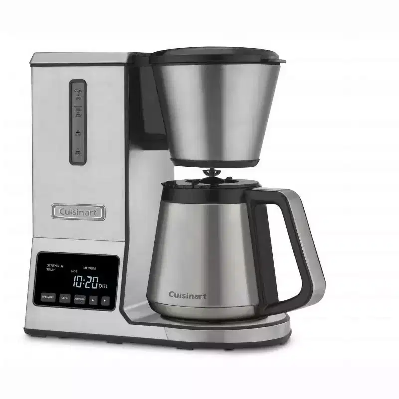 Refurbished: Cuisinart CPO-850FR PurePrecision 8 Cup Pour-Over Coffee Brewer with Thermal Carafe, Silver  Manufacturer Refurbished
