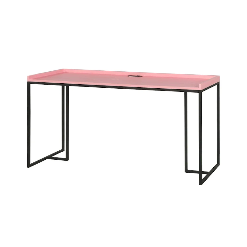 59-inch Metal Computer Desk with USBs by Furniture