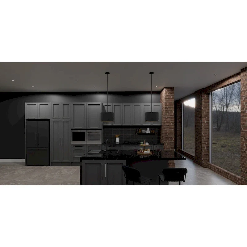 Elio 3-Light Matte Black Pendant Light