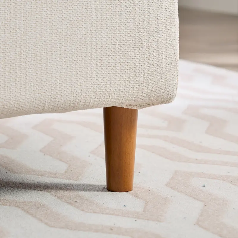 Double-Sided Upholstered Chaise Lounge - Seats 2